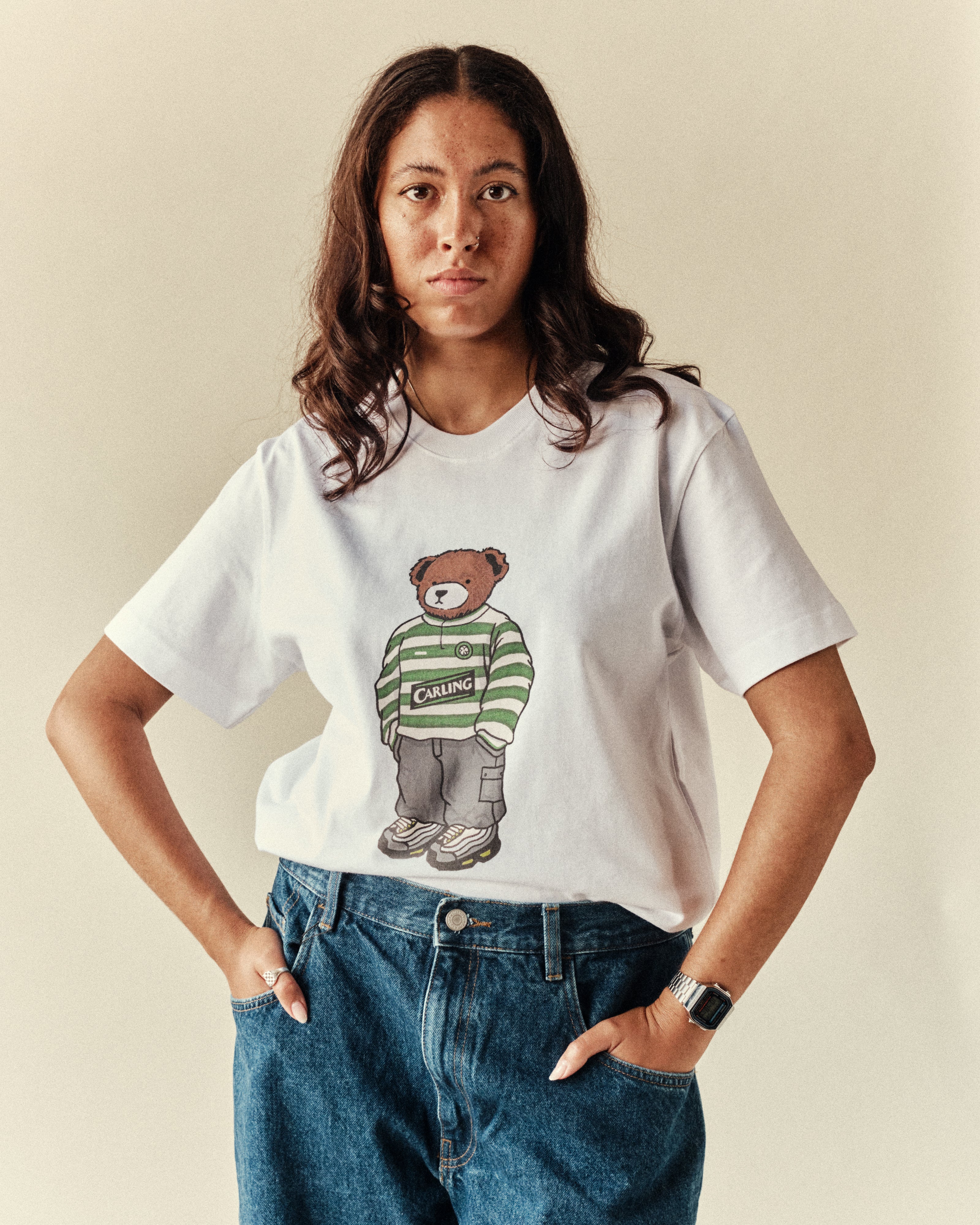 ART OF Bhoys Home Pickles Tee | Celtic White Graphic Football T-shirt