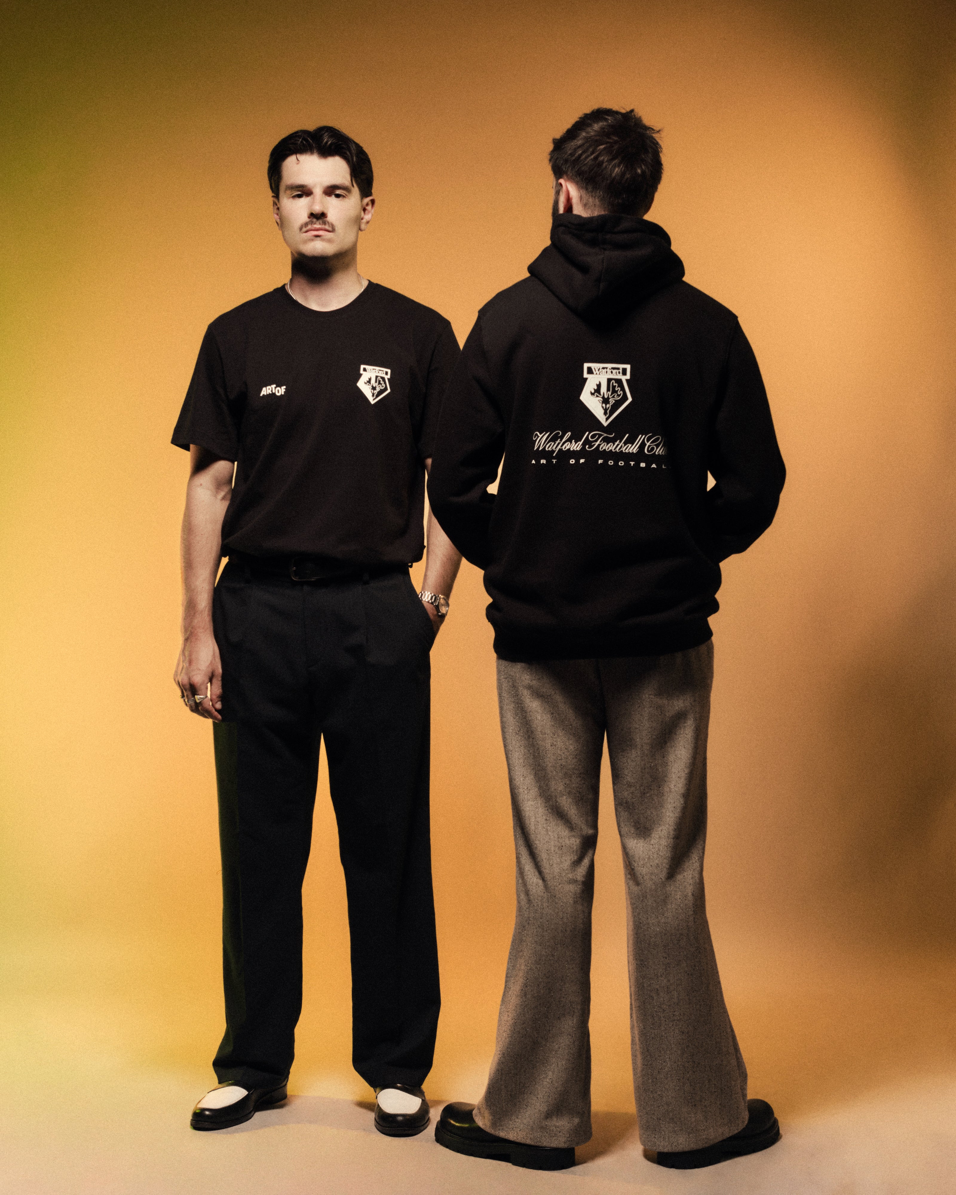 ART OF x Watford Heritage Tee | Black Graphic Football T-shirt