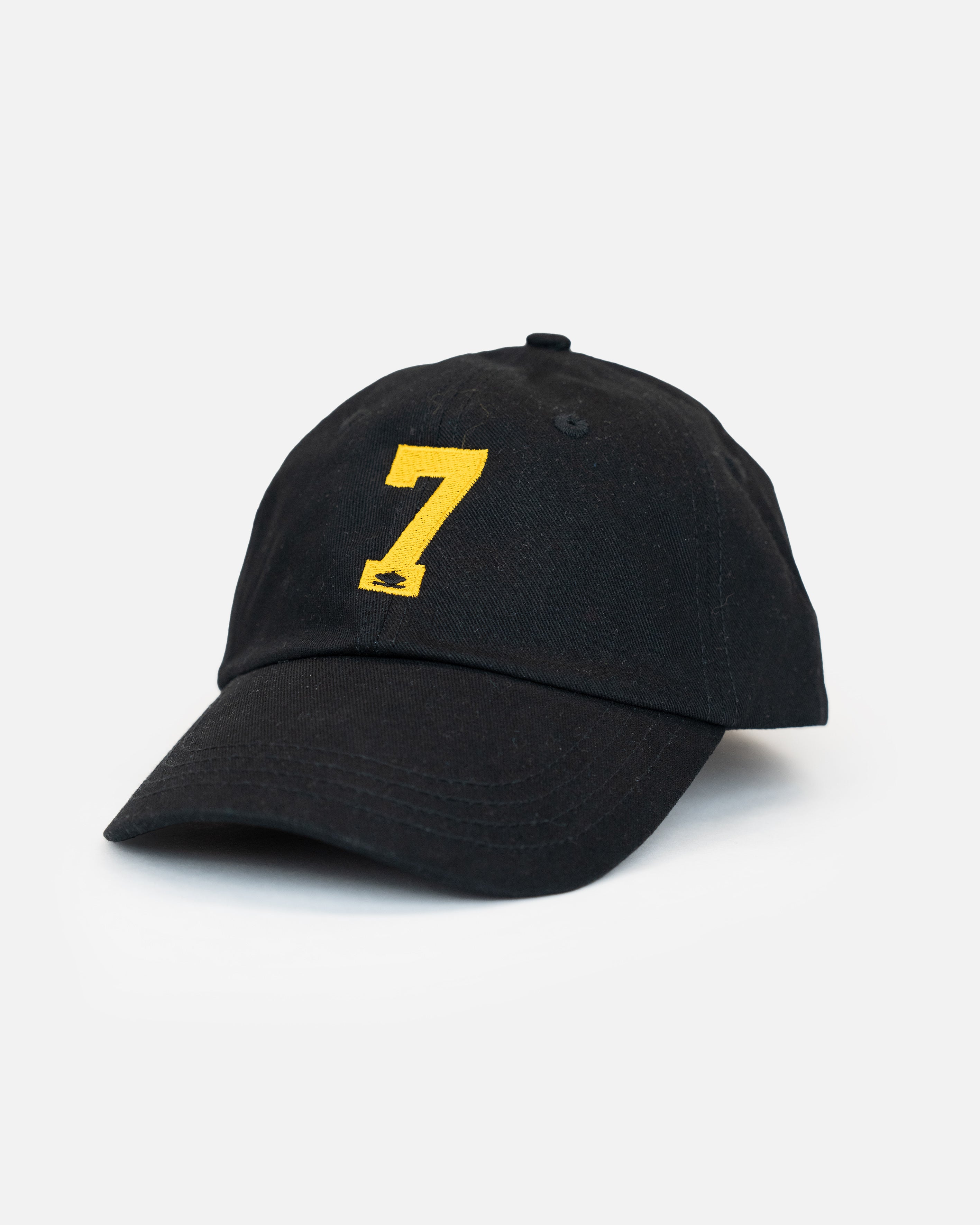 ART OF MUFC No. 7 Cap | United Black Embroidered Football Hat
