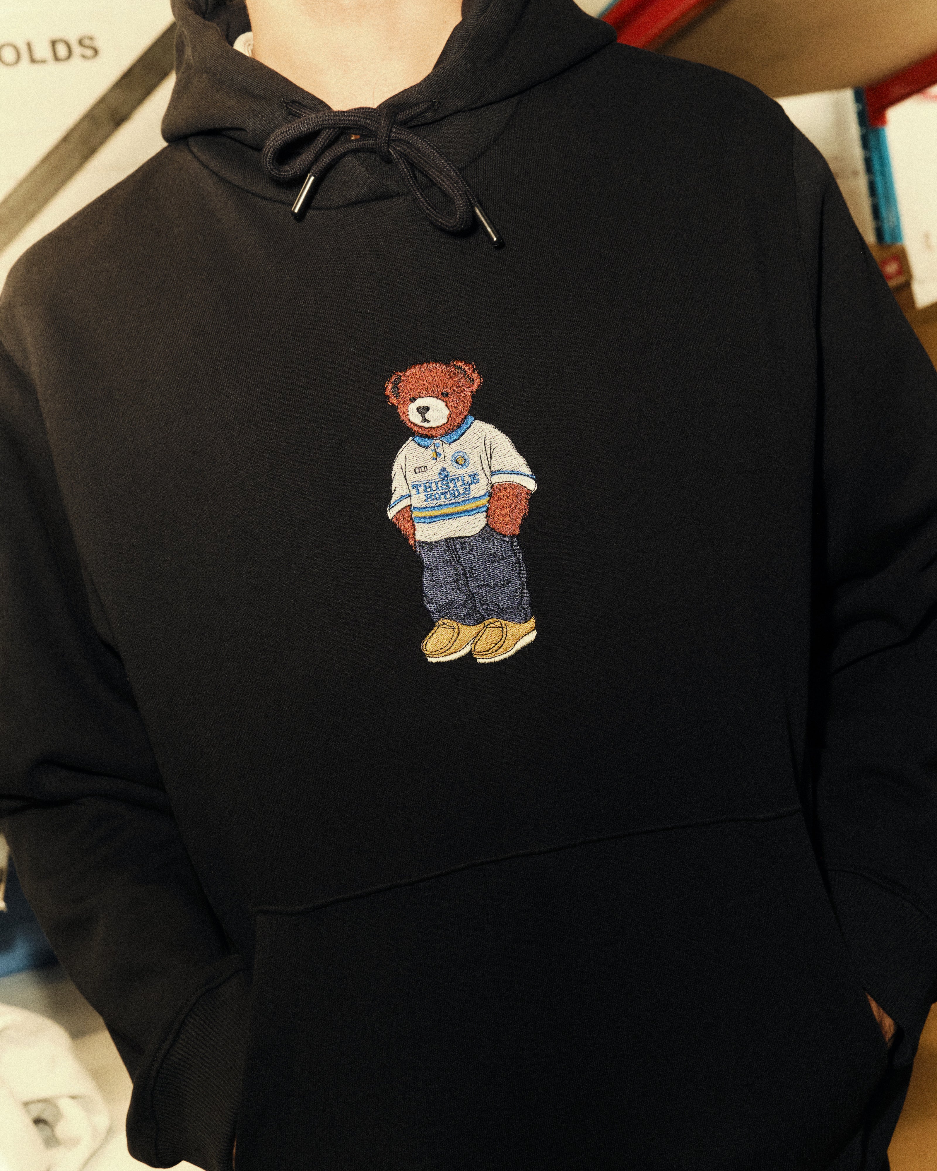 ART OF x Leeds Pickles Hoodie | LUFC Black Embroidered Football Sweat