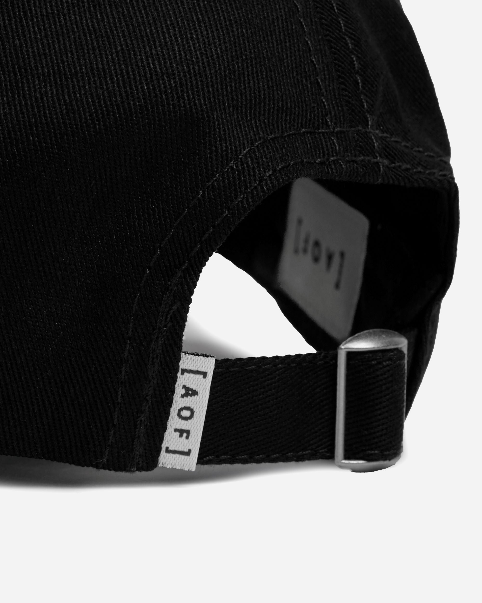 ART OF Cap | Black Cotton Embroidered Football Hat