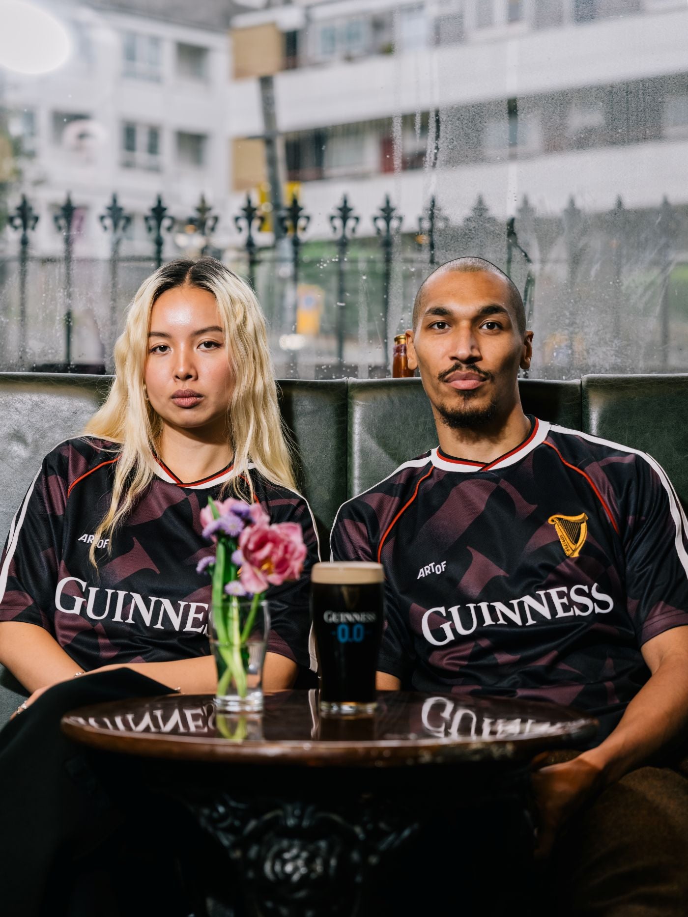 ART OF Football x Guinness Football Shirt | AOF Burgundy Top