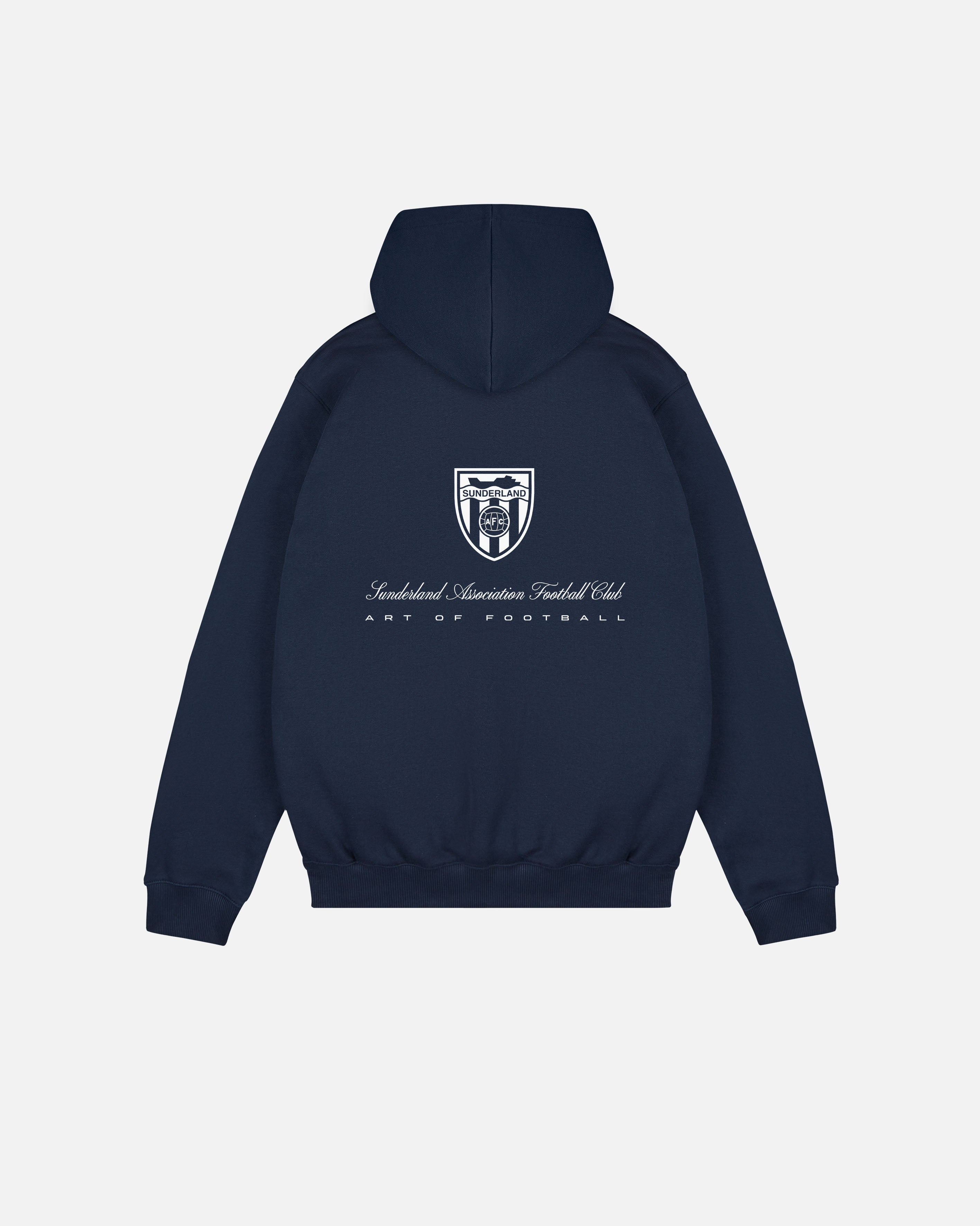 ART OF x Sunderland Heritage Hoodie | Navy Printed Football Sweat