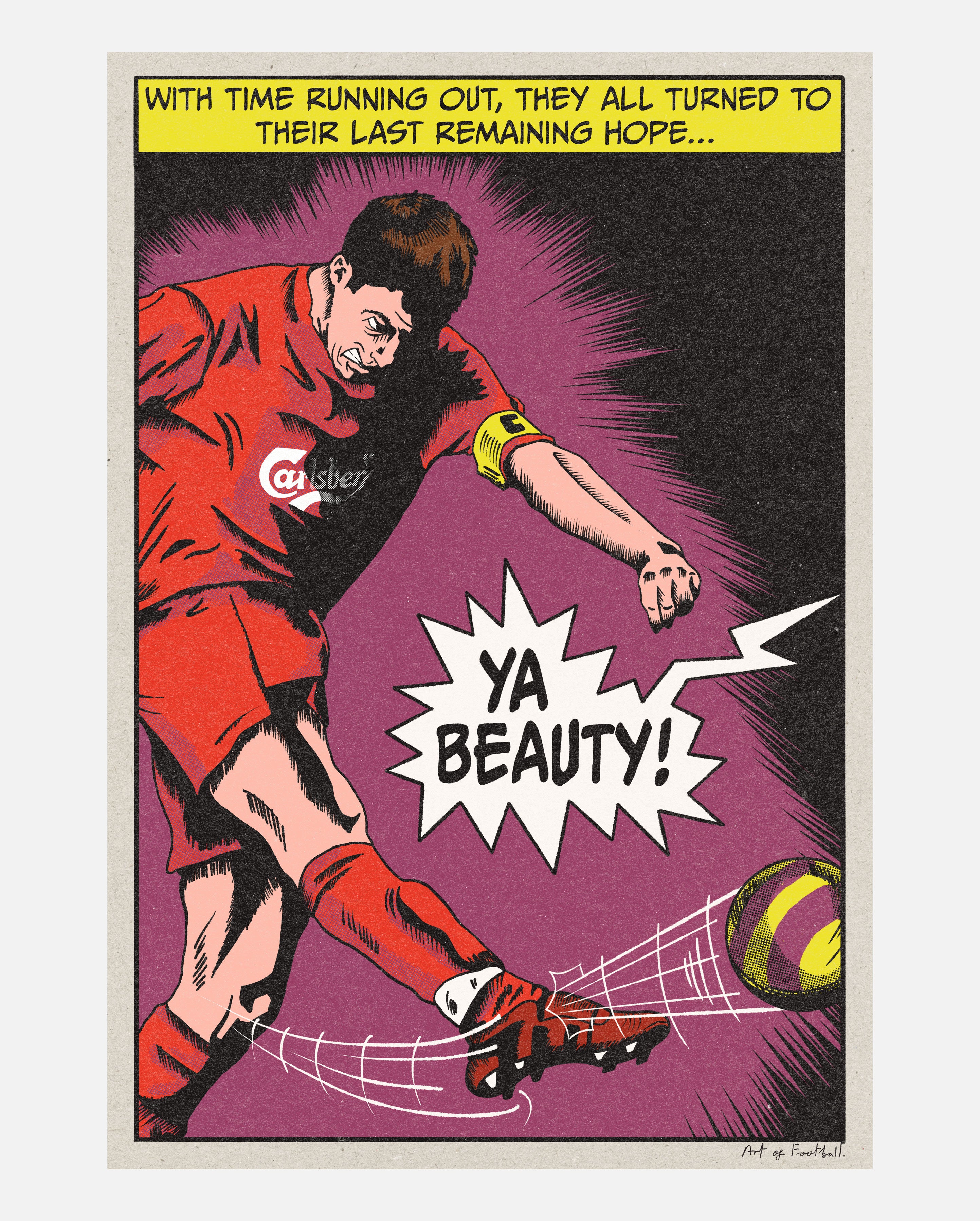ART OF LFC Ya Beauty Framed Print | Football Wall Art