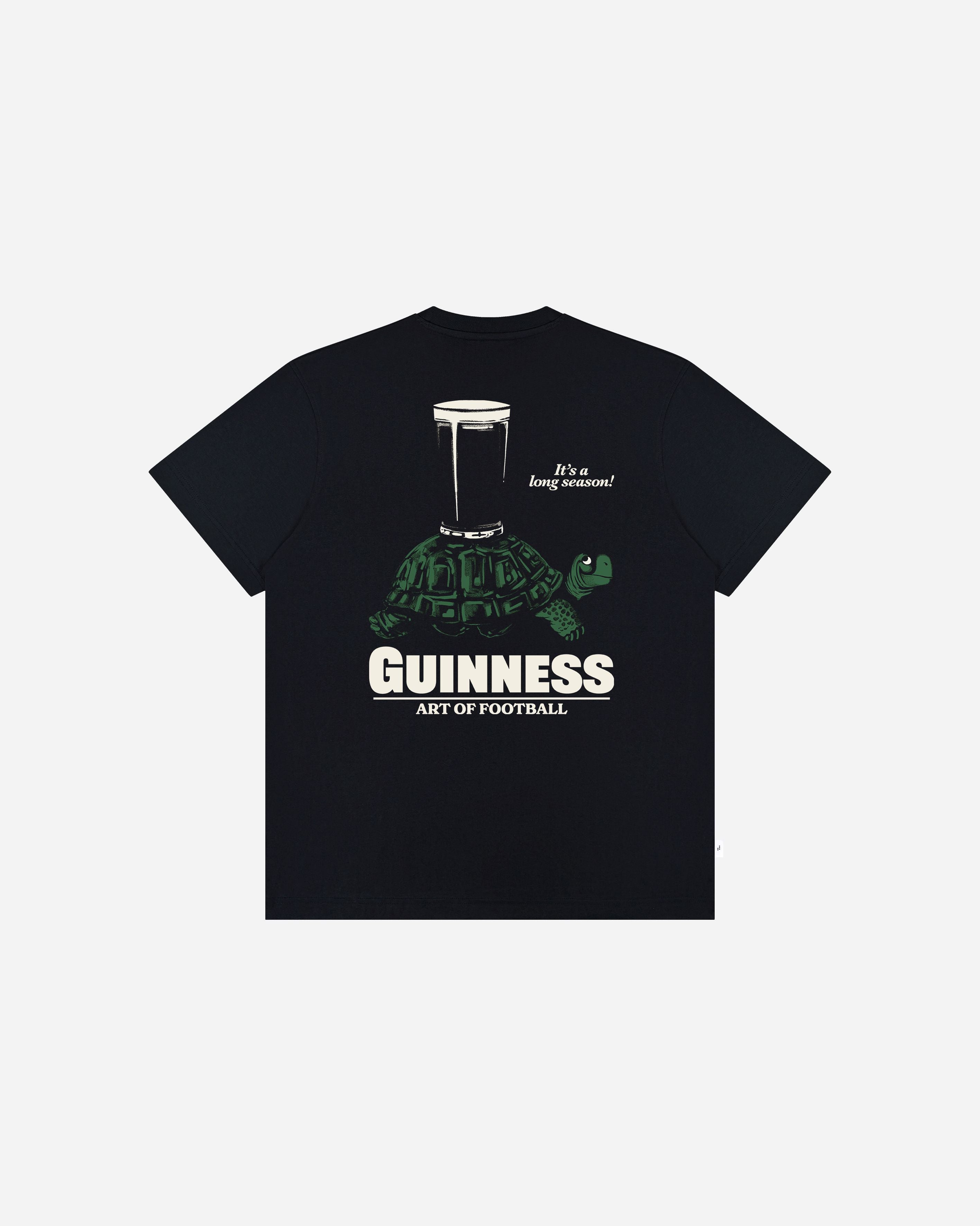 ART OF Football Guinness | It's a Long Season Tee | AOF Black T-shirt