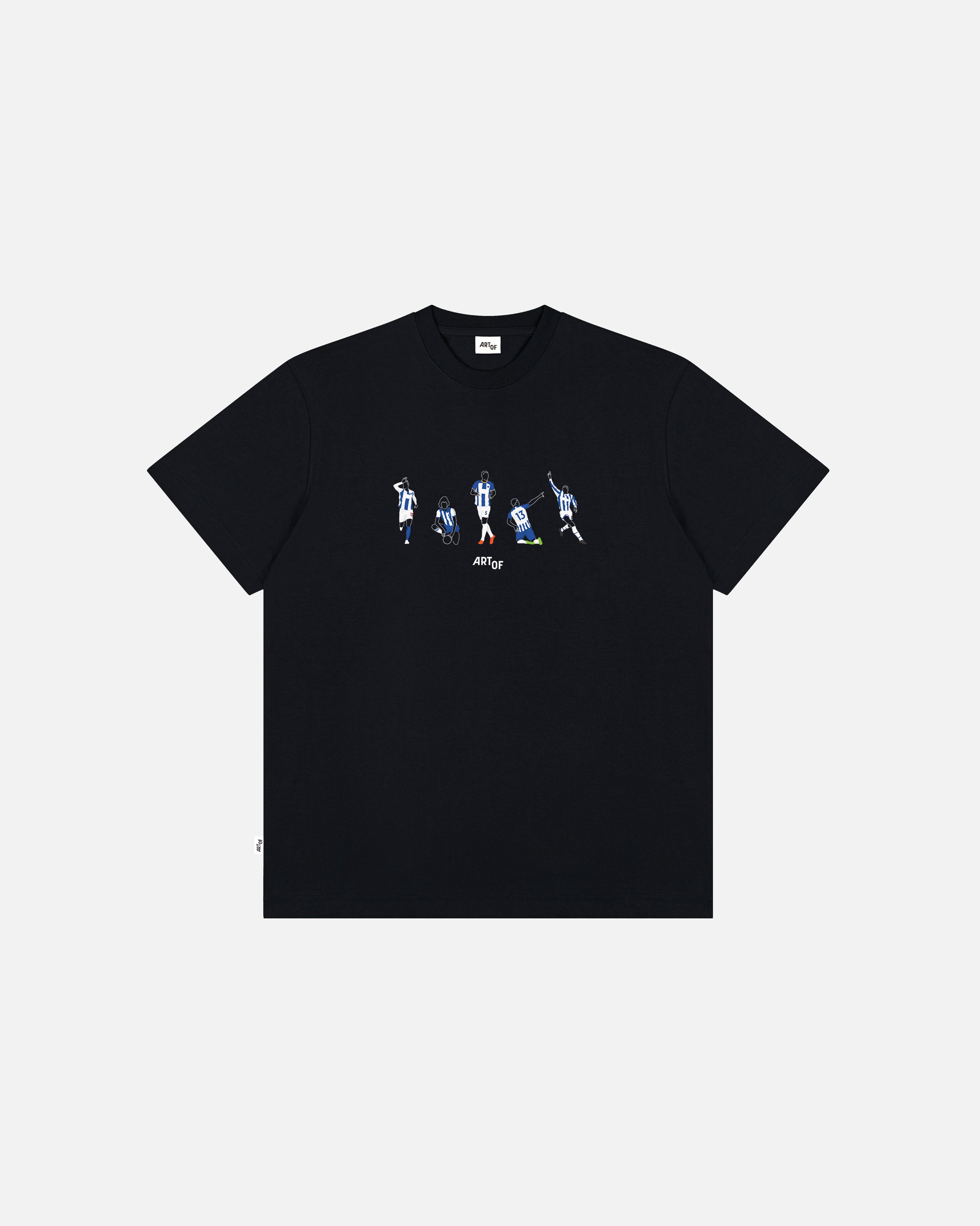 ART OF x Brighton Icons Tee | BHAFC Black Graphic Football T-shirt