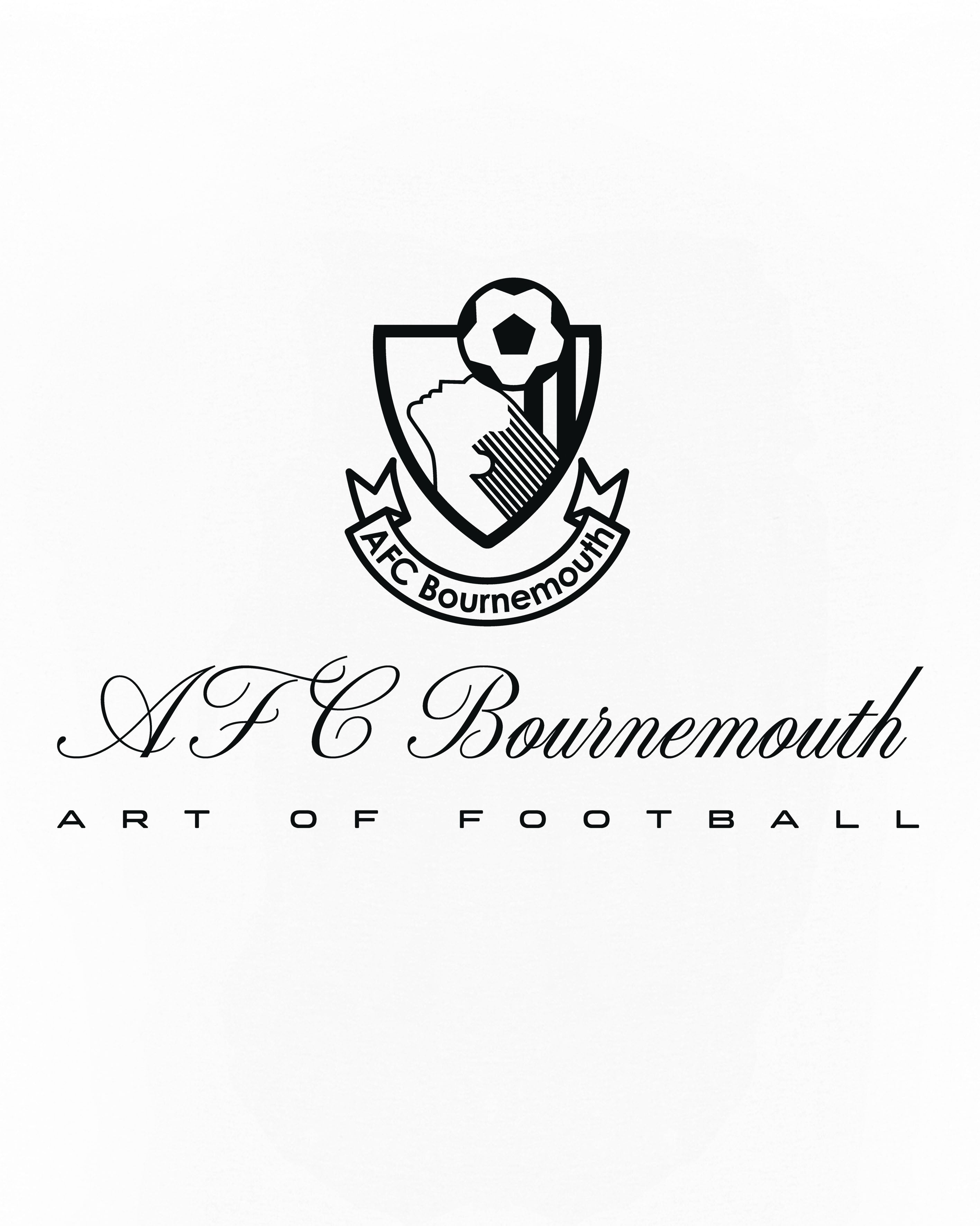 ART OF x Bournemouth Heritage Tee | White Graphic Football T-shirt