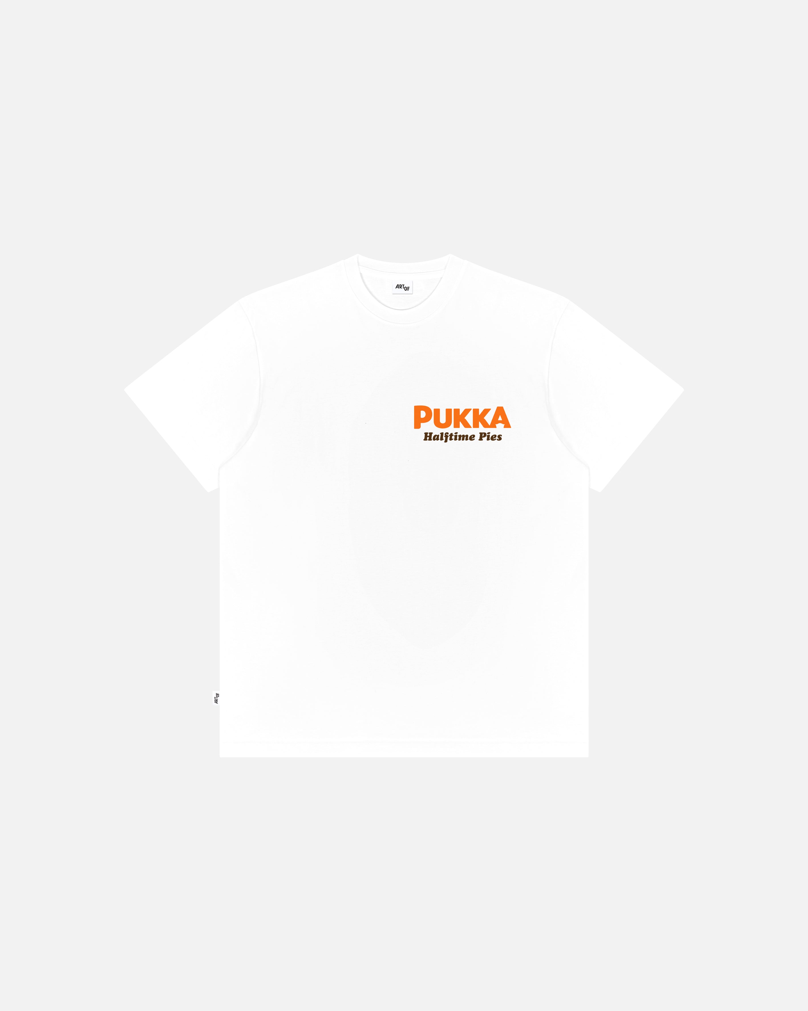 ART OF x Pukka Too Good To Miss Tee | White Graphic Football T-shirt