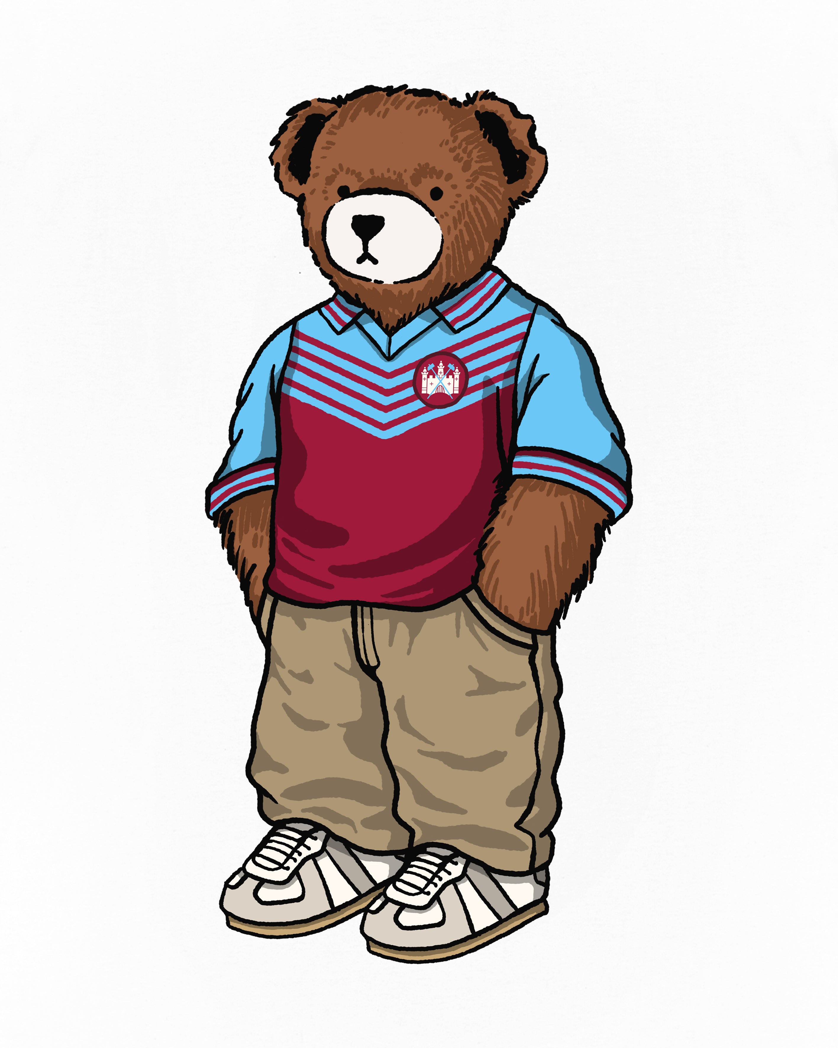 ART OF x West Ham Home Pickles Tee | White Graphic Football T-shirt