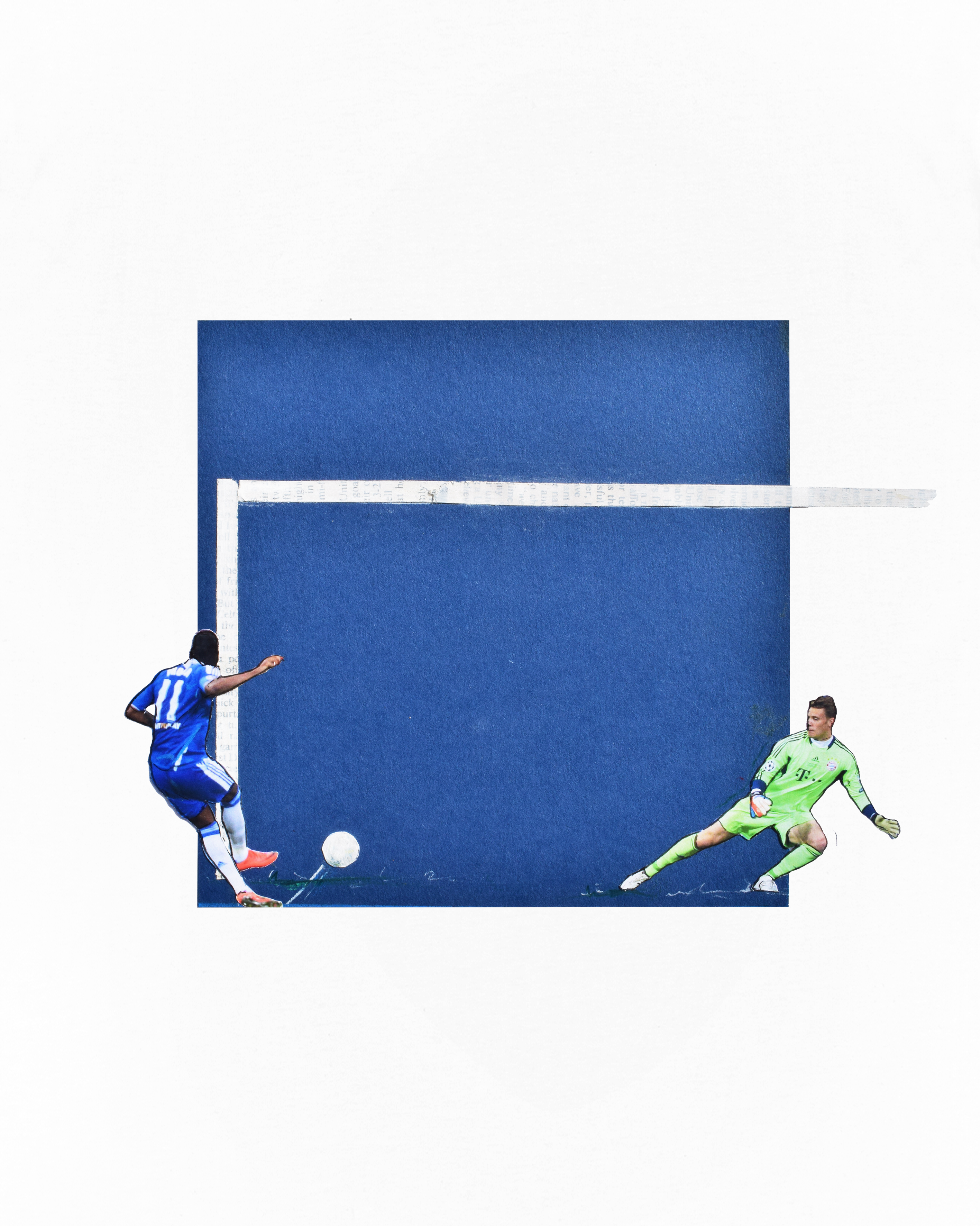 ART OF He's Done it! Tee | CFC White Graphic Football T-shirt