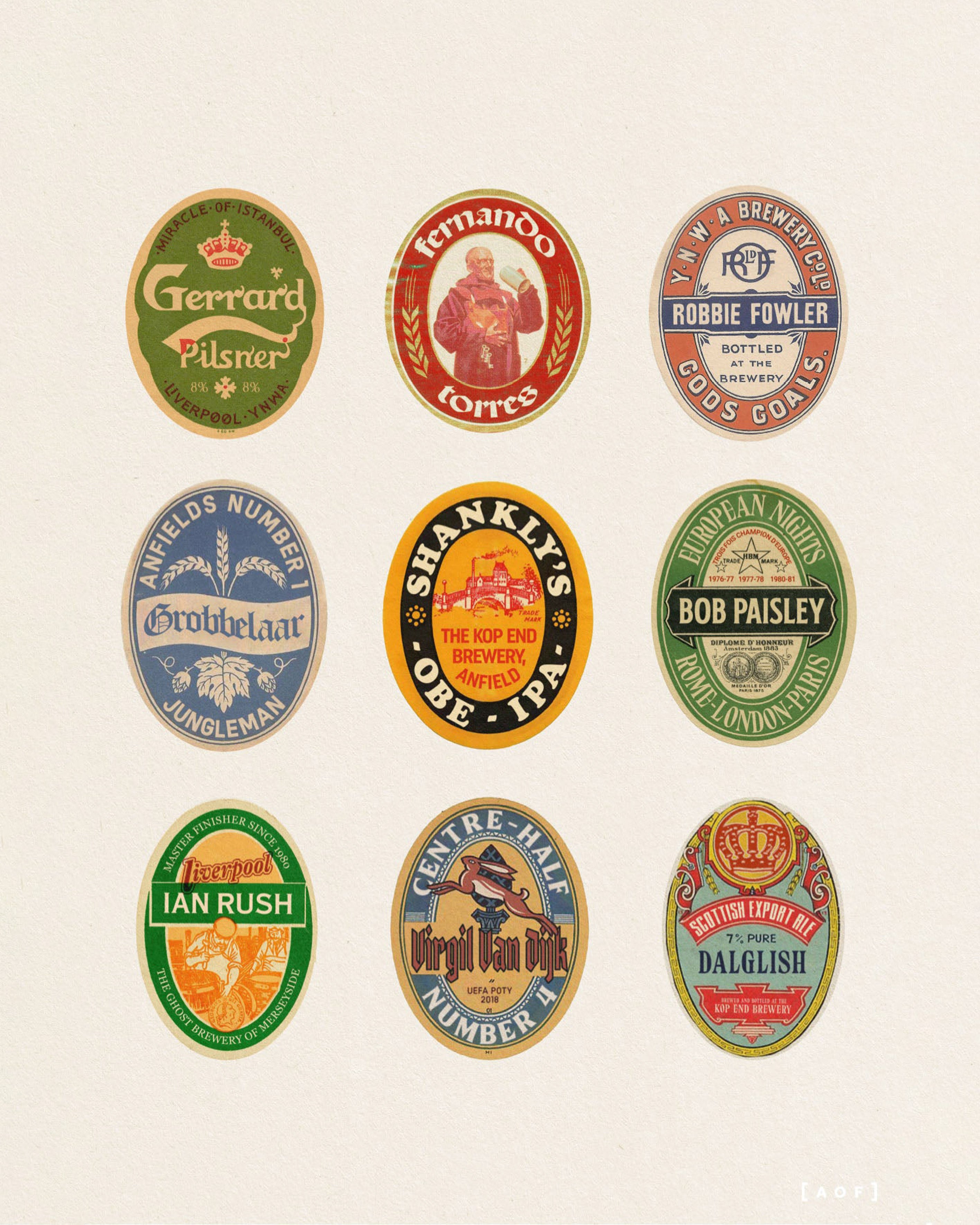 ART OF LFC Kop End Brewery Framed Print | Football Wall Art