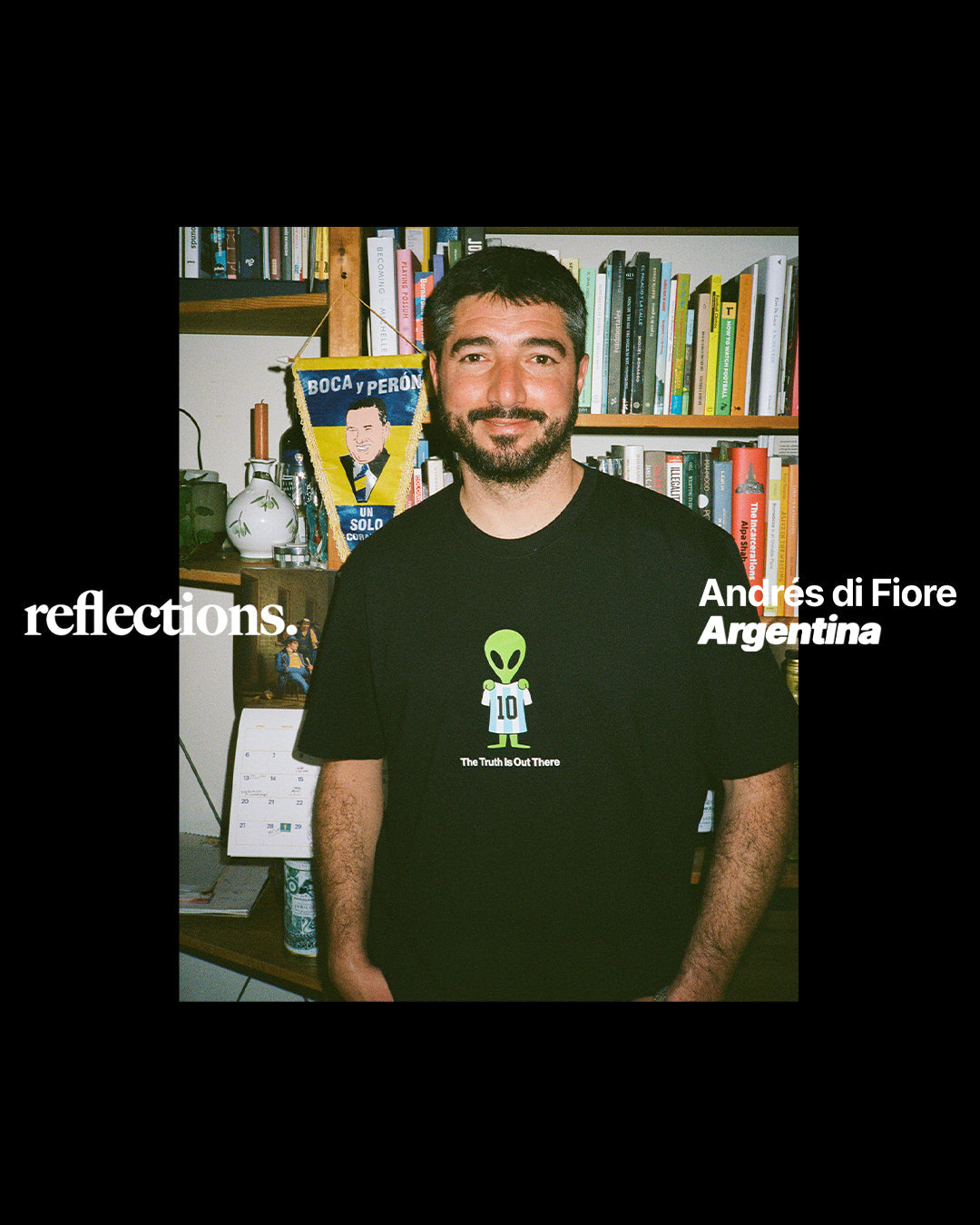 ART OF Reflections. ​Andres representing Argentina. Short film series for the World Cup. Football, national identity, belonging and culture.