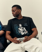 AOF x Blackburn Shearer Tee | Black Graphic T-shirt | Art of Football