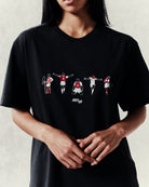 ART OF AFC Printed Icons Tee | Black Graphic Football T-shirt