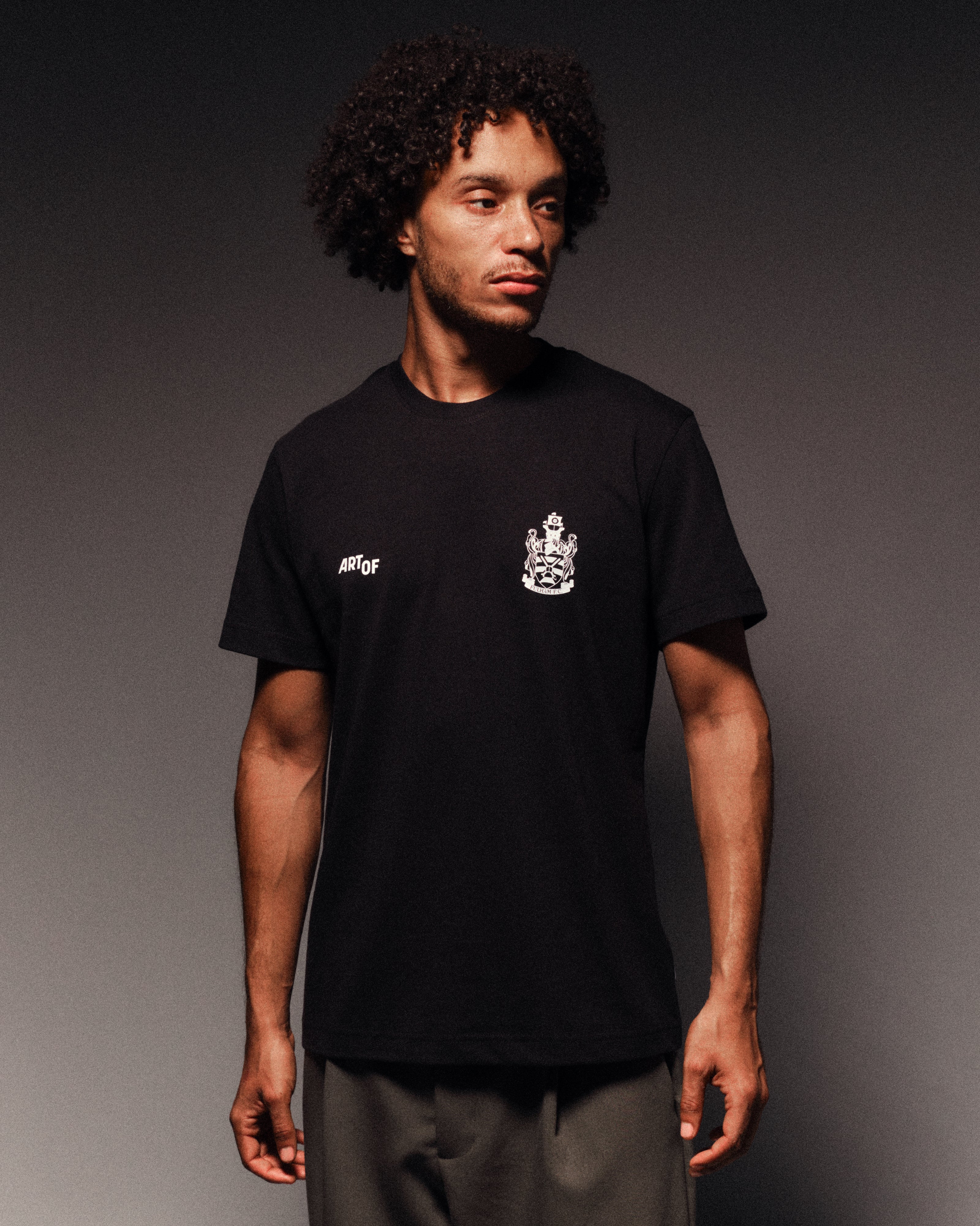 ART OF x Fulham Heritage Tee | Black Graphic Football T-shirt