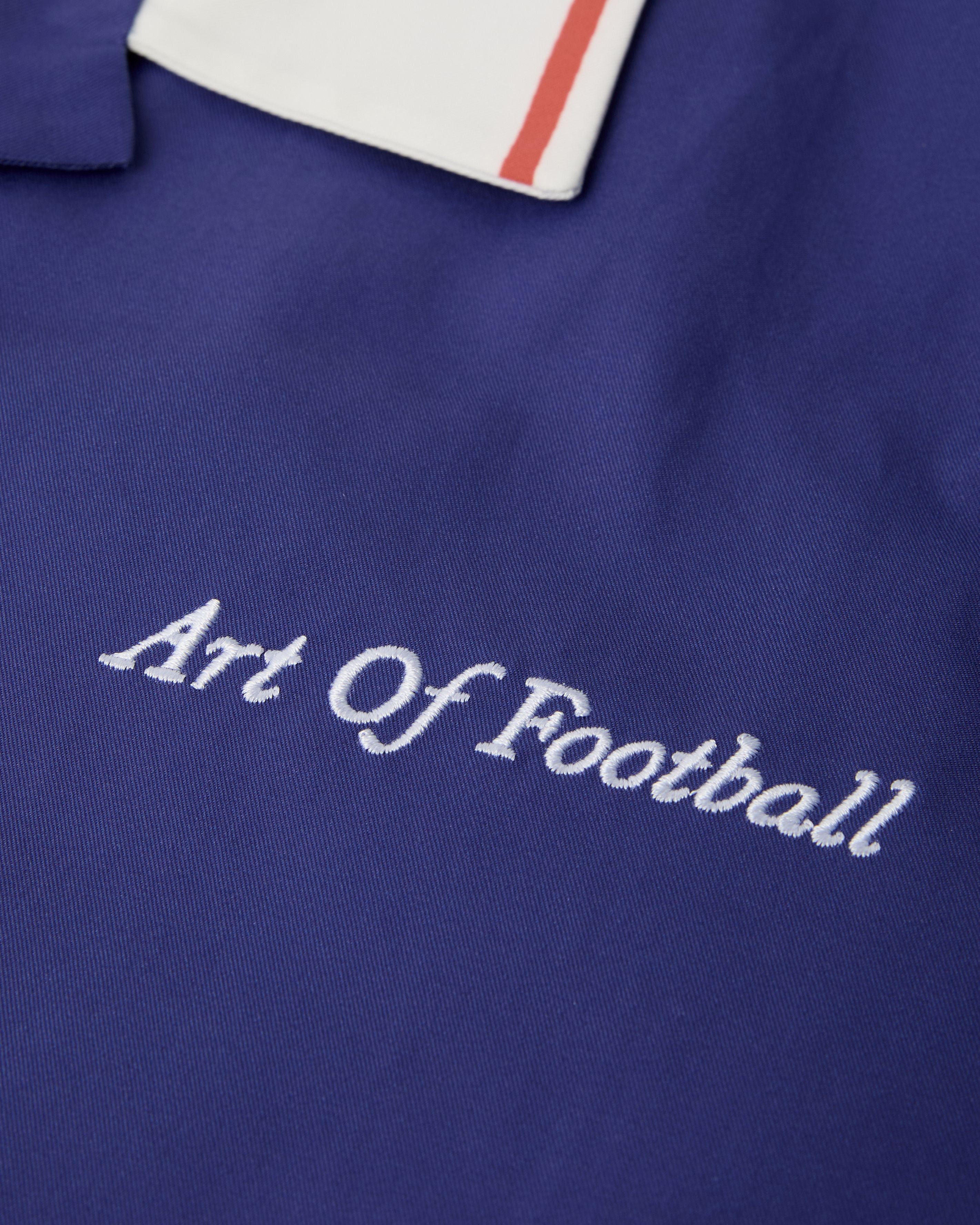 ART OF The Samurai Blue Button Down Shirt | Football Top