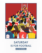ART OF Saturday Is For Football Tee | AFC White Football T-shirt