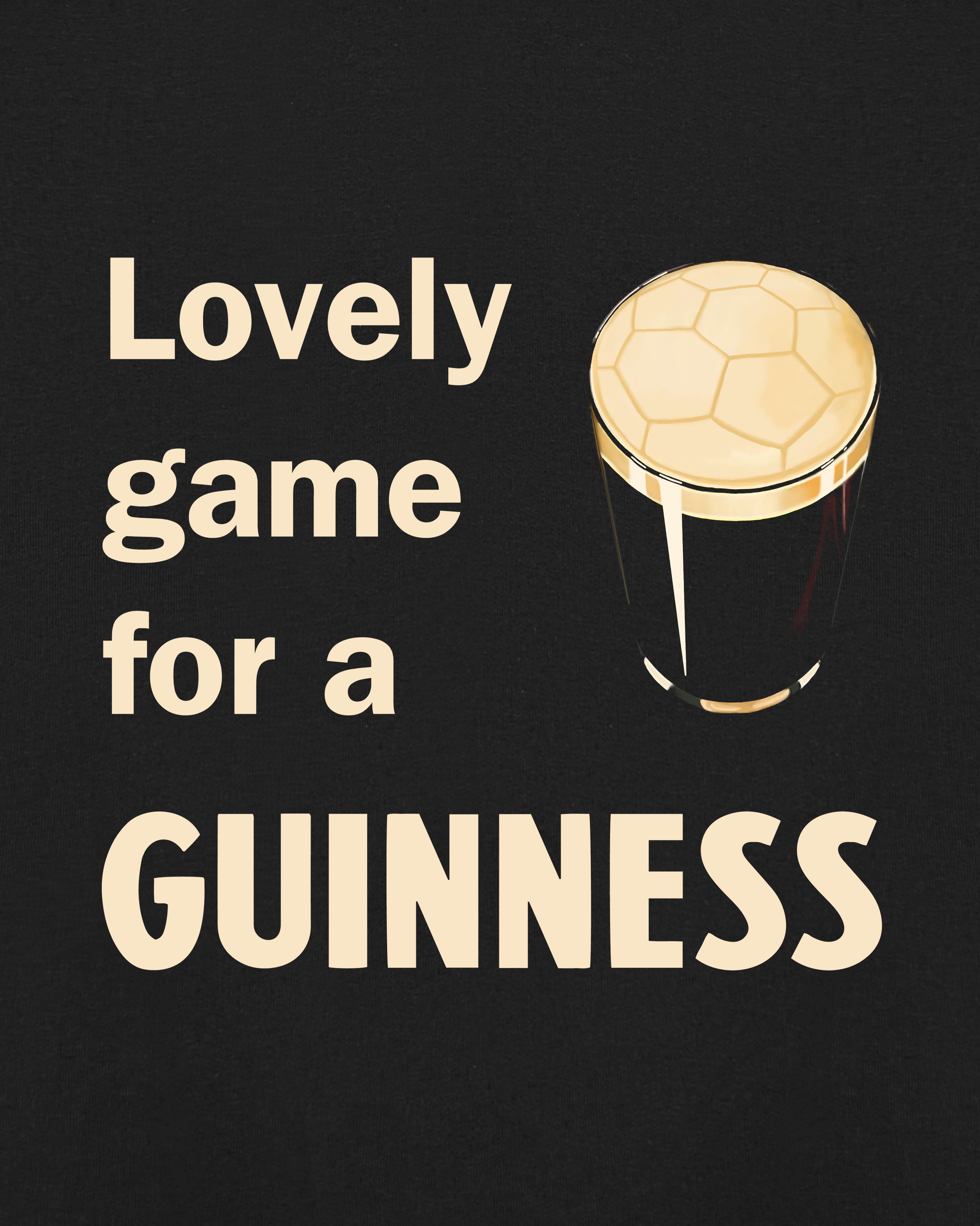 ART OF Football x Guinness | AOF Lovely Game For A Guinness Hoodie