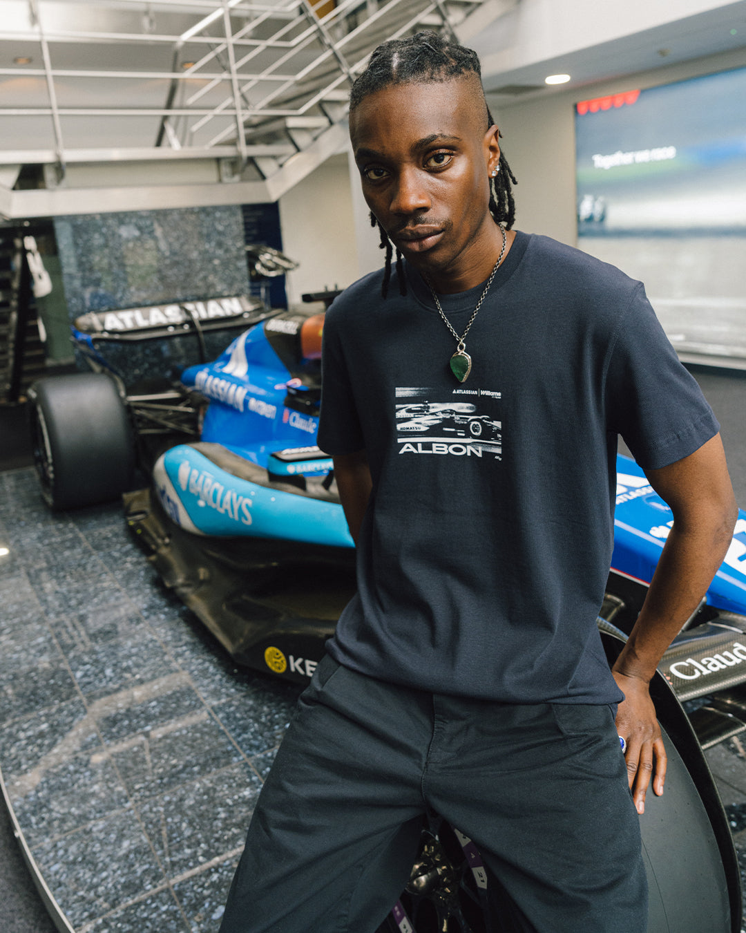 ART OF Atlassian Williams | Albon Vintage Drivers tee | Racing T-shirt