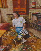 ART OF x Leeds United Smiley Tee | LUFC White Graphic Football T-shirt