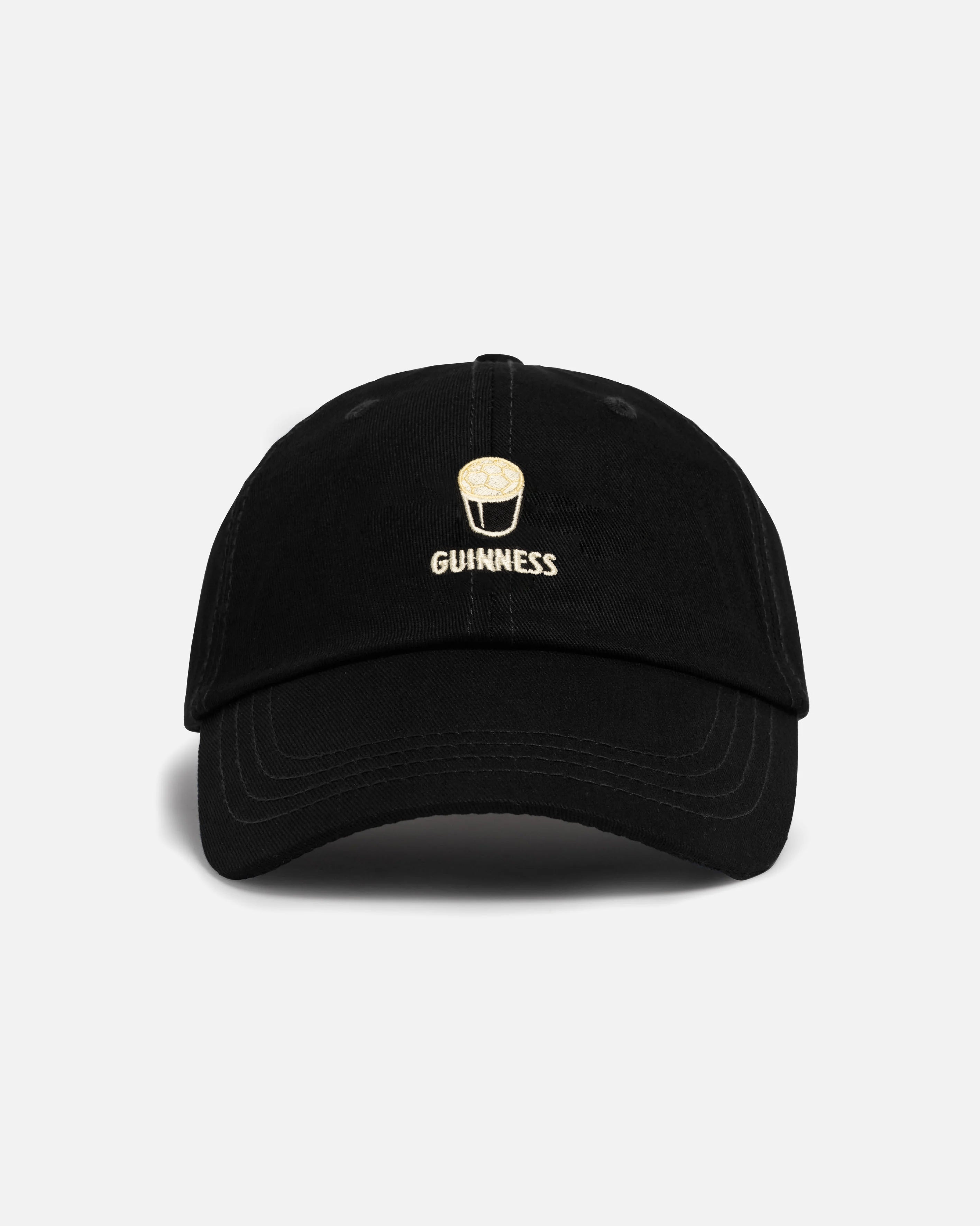 AOF X Guinness Strapback Cap - Black | Art of Football | Headwear
