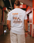 ART OF x Pukka Too Good To Miss Tee | White Graphic Football T-shirt