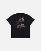 ART OF United Treble Tee | MUFC Black Graphic Football T-shirt