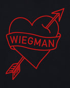 ART OF I Heart The Boss Tee | Black Graphic Women's Football T-shirt