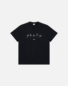 ART OF Geordie Printed Icons Tee | NUFC Black Graphic Football T-shirt