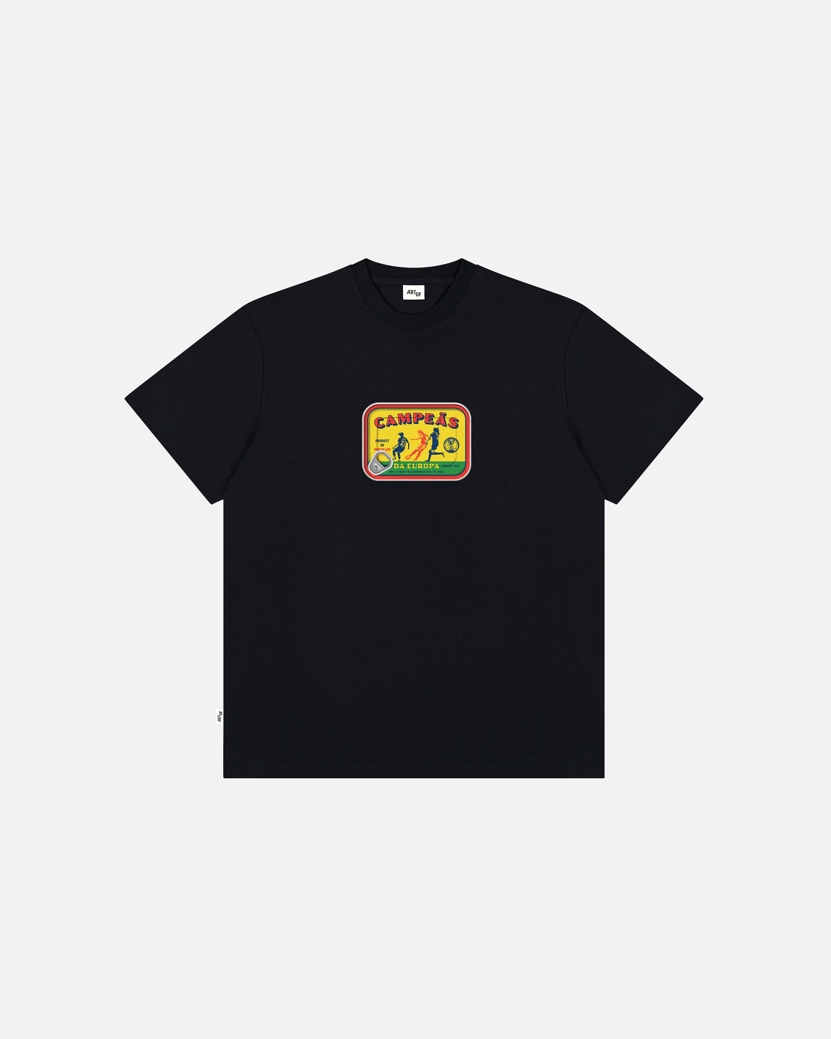 ART OF AFC Women's Campeãs Da Europa | Black Women's Football T-shirt