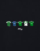 ART OF x Hibernian Classics Tee | Hibs Black Graphic Football T-shirt
