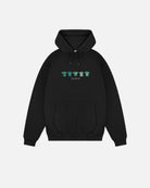 AOF Hibernian Embroidered Classics | Black Hoodie | Art of Football