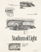 ART OF x Sunderland Black Cats Blueprint Framed Print | Football Art