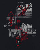 ART OF United Treble Tee | MUFC Black Graphic Football T-shirt