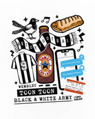 ART OF Toon Wembley Starter Pack | NUFC White Graphic Football T-shirt