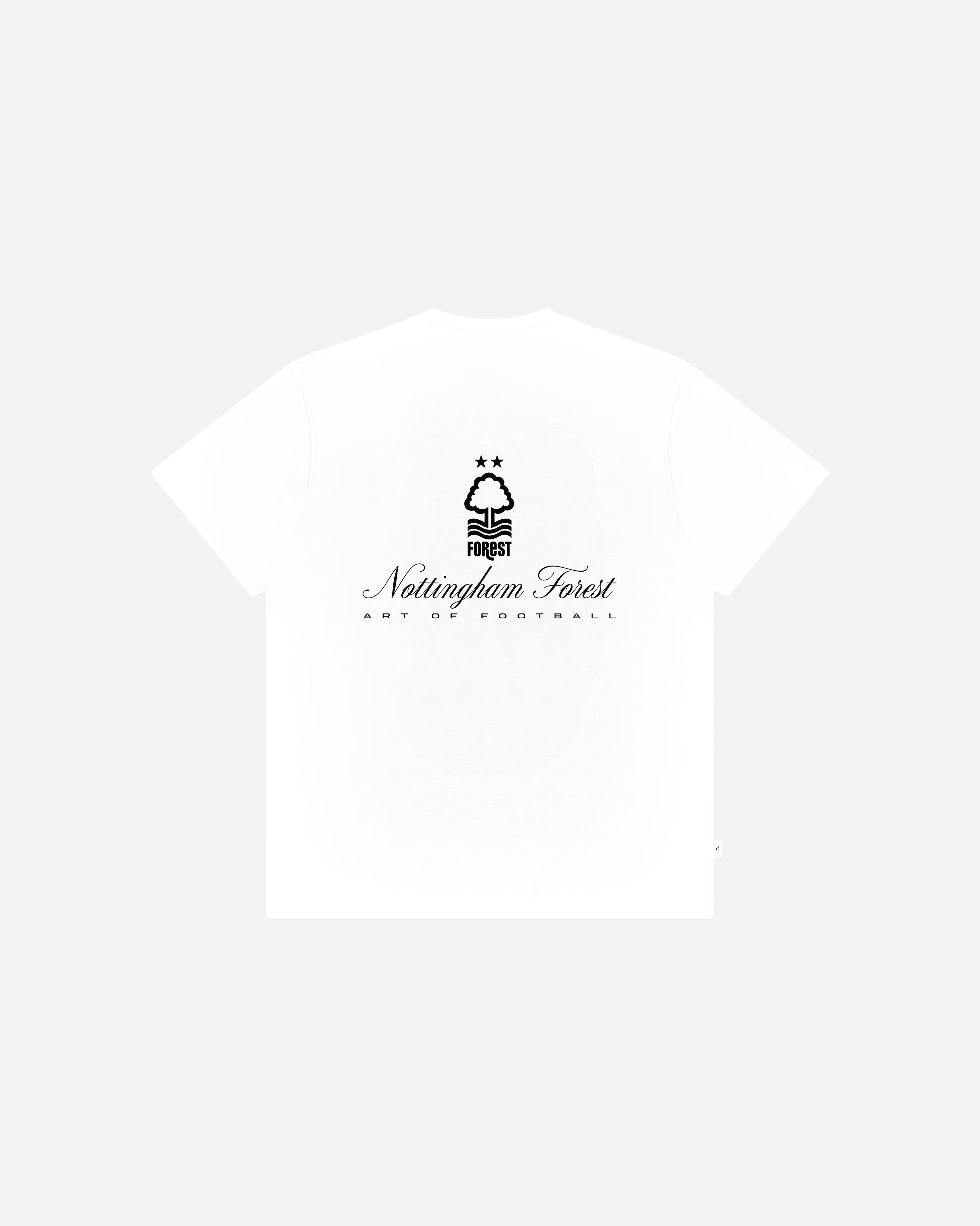 ART OF x Forest Heritage Tee | White Graphic Football T-shirt