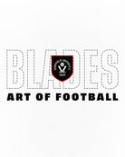 ART OF Sheffield United 90s Tee | SUFC White Graphic Football T-shirt