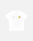 ART OF x Leeds United Smiley Tee | LUFC White Graphic Football T-shirt