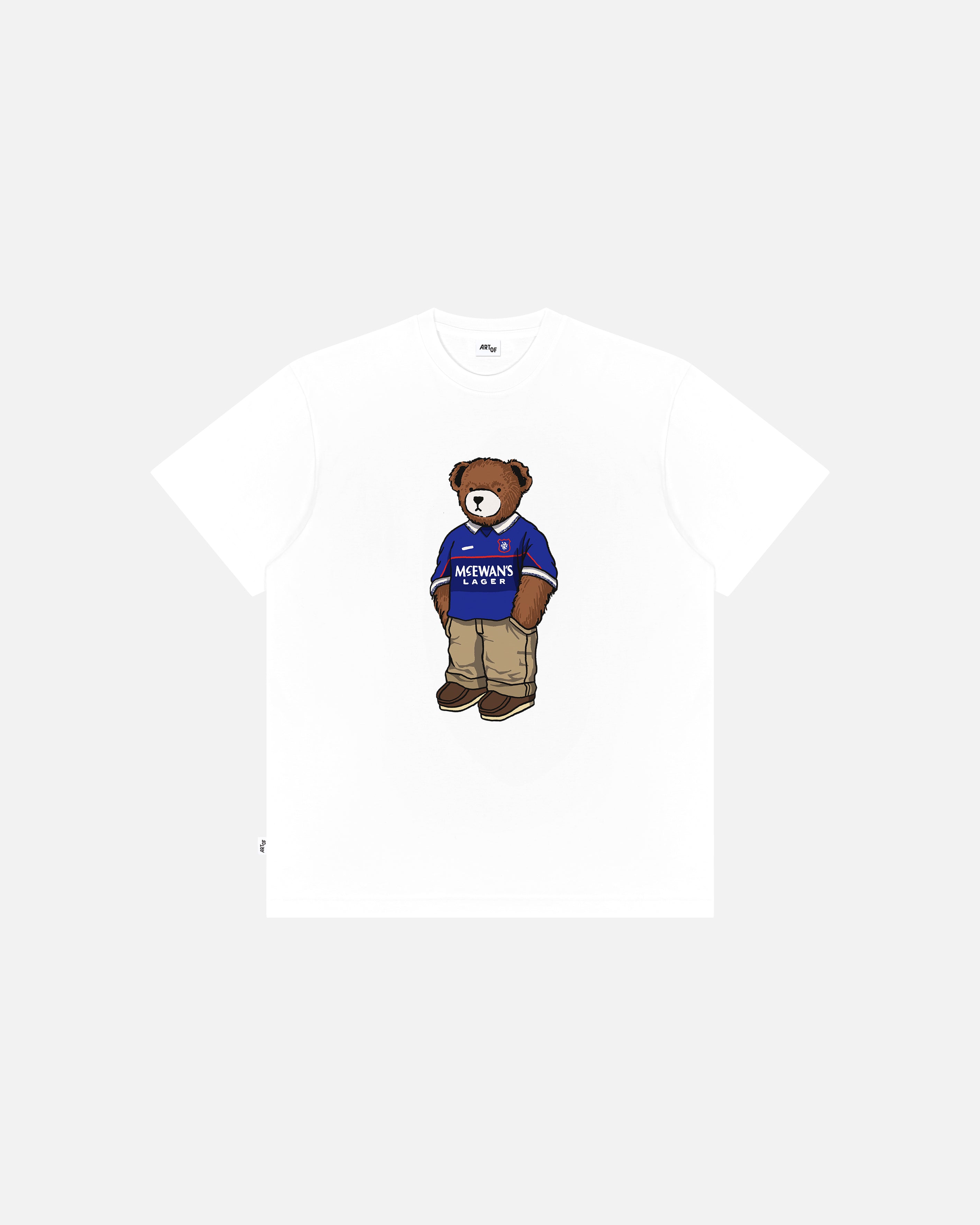 ART OF x Rangers Home Pickles Tee | RFC White Graphic Football T-shirt