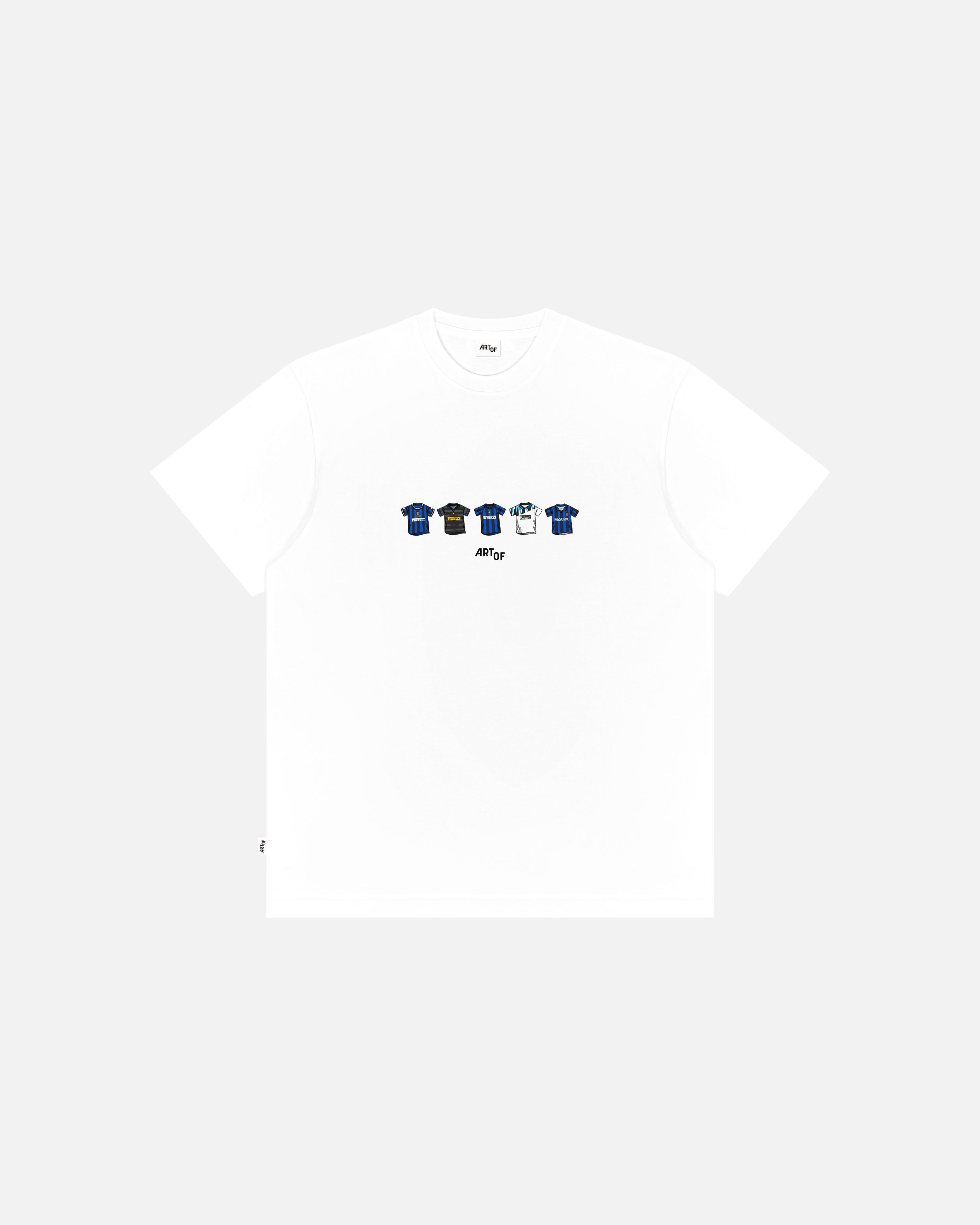 ART OF Inter Milan Printed Classics Tee | White Football T-shirt