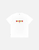 ART OF x Forest Printed Classics Tee | White Graphic Football T-shirt