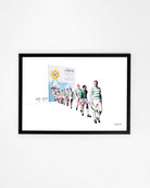 ART OF Celtic Walking Into History Framed Print | Football Wall Art