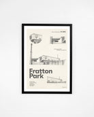 ART OF Portsmouth Blueprint Framed Print | PFC Football Wall Art